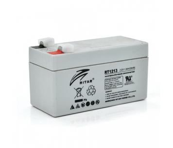 Акумуляторна батарея AGM RITAR RT1213, Gray Case, 12 V 1.3 Ah ( 98 х 44 х 53 (59) Q20