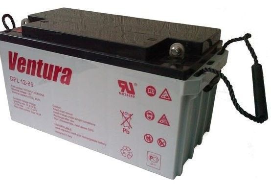 Акумуляторна батарея 12В/65Аг Ventura GPL 12-65