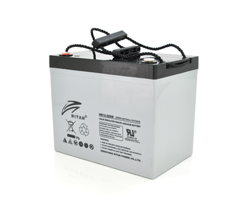 Акумуляторна батарея AGM RITAR HR12280W, Gray Case, 12 V 75.0 Ah (260 х 169 х 211 (219) 24.80kg Q1