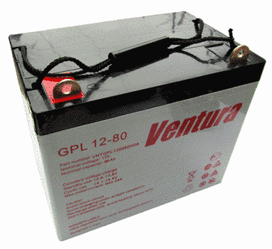 Акумуляторна батарея 12В/80Аг Ventura GPL 12-80