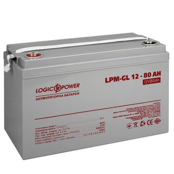Акумулятор гелевий LPM-GL 12V &mdash; 80 Ah