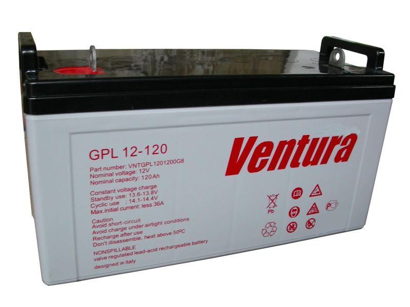 Акумуляторна батарея 12В/120Аг Ventura GPL 12-120