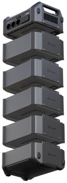 Портативна зарядна станція Segway CUBE 1000, 2200W, 1024Wh + сонячна панель 2E 250 Вт