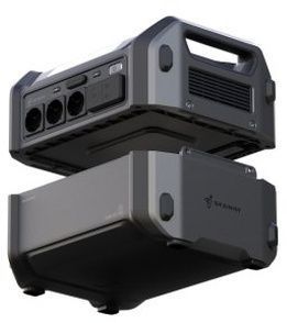 Портативна зарядна станція Segway CUBE 1000, 2200W, 1024Wh + сонячна панель 2E 250 Вт