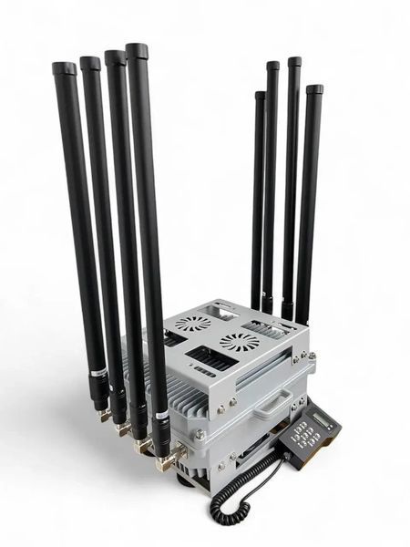 8-діапазонний купольний РЕБ на авто (200 MHz-2.4 GHz, 50W)