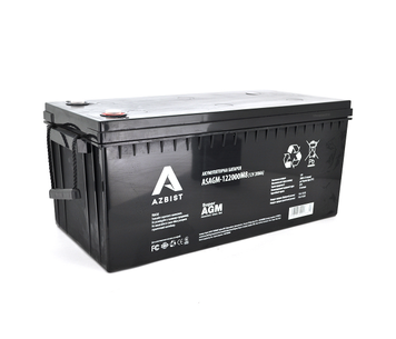 Аккумулятор ASBIST Super AGM ASAGM-122000M8, Black Case, 12V 200.0Ah ( 522 х 240 х 219 (224) ) Q1