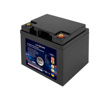 Акумулятор LP LiFePO4 12 V &mdash; 50 Ah (BMS 80A/40А) пластик