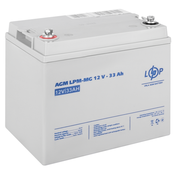 Акумулятор мультигелевий AGM LogicPower LPM-MG 12 &mdash; 33 AH