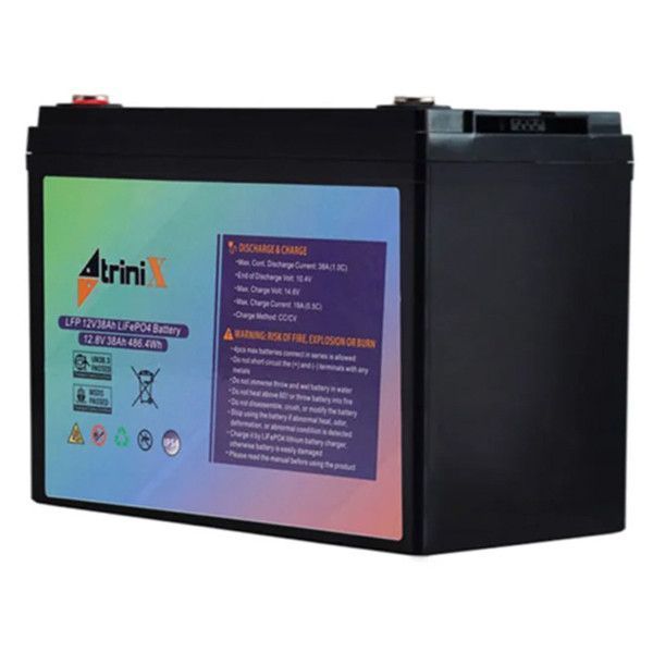 Акумуляторна батарея Trinix LFP 12V38Ah (LiFePo4) літій залізо-фосфатна