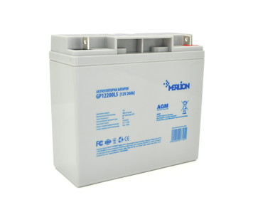 Акумуляторна батарея MERLION AGM GP12200L5 12 V 20 Ah ( 181 x 76 x 166 (168) ) Q2/192