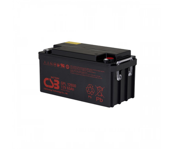 Акумуляторна батарея CSB GPL12650, 12 V 65 Ah (350х166х174мм), Q1