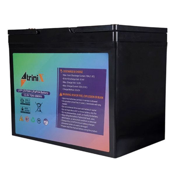 Акумуляторна батарея Trinix LFP 12V70Ah (LiFePo4) літій залізо-фосфатна