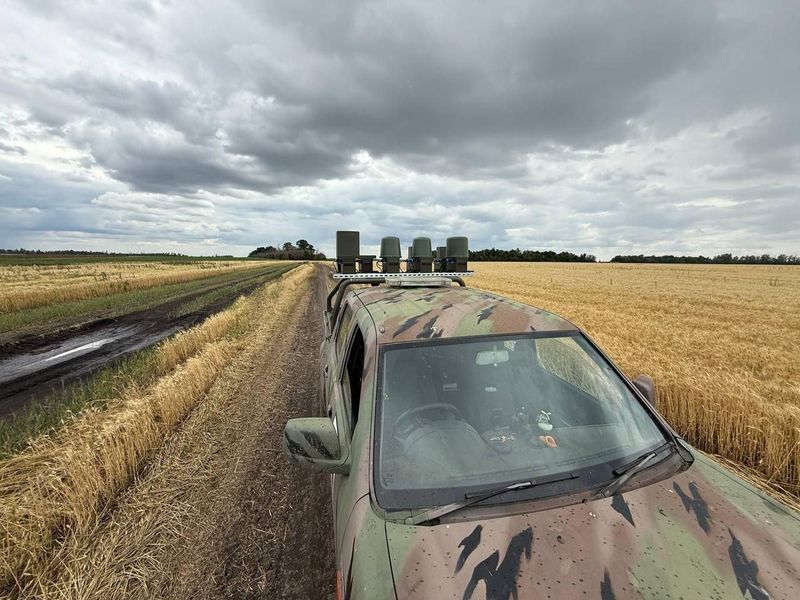 Купольний РЕБ на авто "Фантом" на 5 діапазони (400-1000МГц)