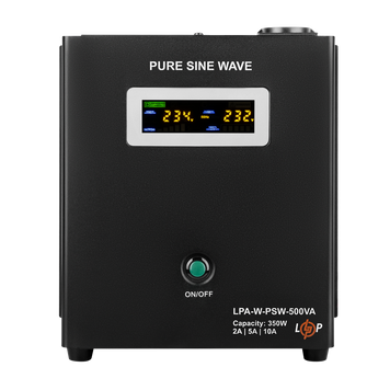 Джерело безперебійного живлення для котла Logicpower LPA-W-PSW-500VA (350W) 2A/5A/10A 12V