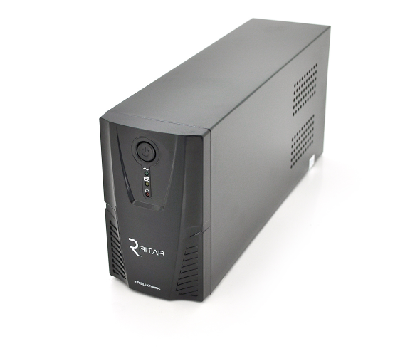 ИБП Ritar RTP650L-UX-IEC (390W) Proxima-L, LED, AVR, 3st, USB, 4xIEC-320 C14, 145-290Vac, 1x12V7Ah, plastik
