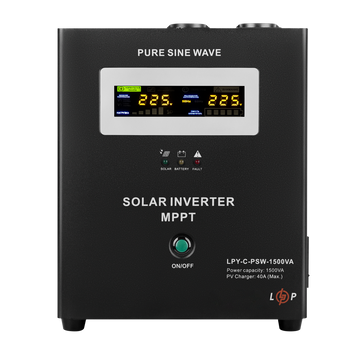 ДБЖ LogicPower LPY-С-PSW-1500VA (1050 Вт) MPPT 24V