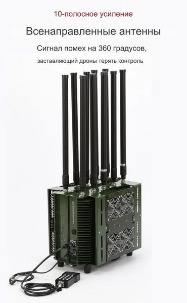 10 діапазонний РЕБ AvengeAngel Titan 350 МГц -1100 МГц, 5.8G + антиланцет