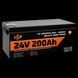 Акумулятор LP LiFePO4 24V - 200 Ah (Smart BMS 100А) з BT пластик для ДБЖ
