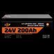 Акумулятор LP LiFePO4 24V - 200 Ah (Smart BMS 100А) з BT пластик для ДБЖ