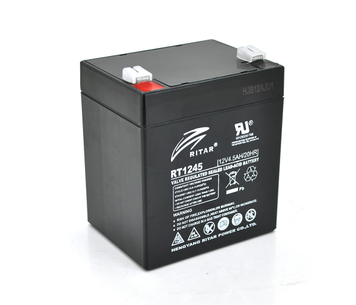Акумуляторна батарея AGM RITAR RT1245B, Black Case, 12 V 4.5 Ah (90 х 70 х 101 (107) ) Q10