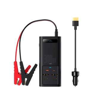 Автомобільний інвертор Baseus IGBT Power 300W 220V EU Черный (CGNB010101)