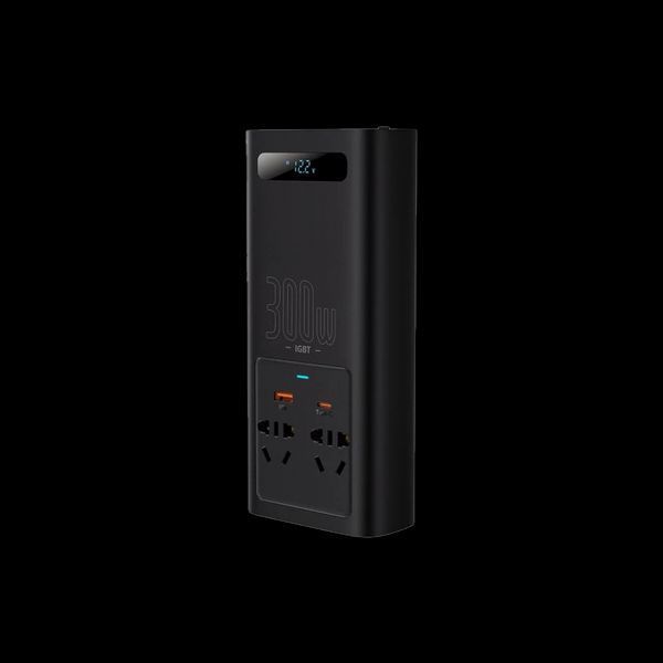 Автомобільний інвертор Baseus IGBT Power 300W 220V EU Черный (CGNB010101)