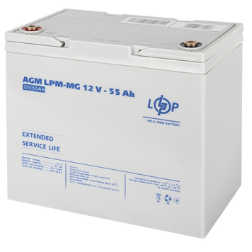 Акумулятор мультигелевий AGM LogicPower LPM-MG 12 &mdash; 55 AH