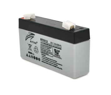 Акумуляторна батарея AGM RITAR RT613, Gray Case, 6 V 1.3 Ah (97х24х 52 (58) ) Q20