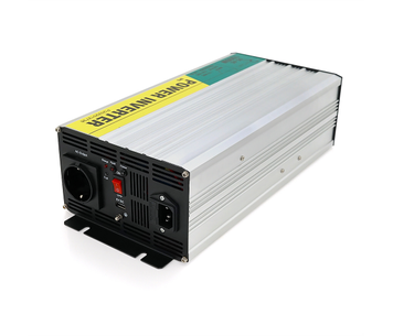 Інвертор напруги RITAR RSCU-1000, 12V/220V, 1000 W з правильною синусоїдою, вбудований зарядний пристрій,