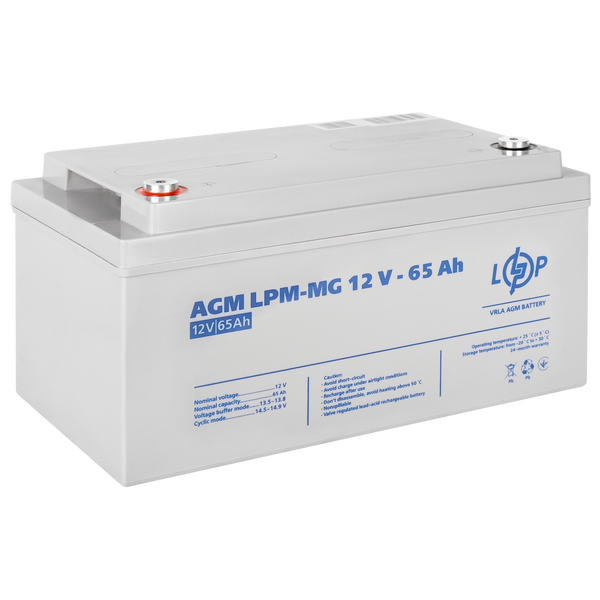 Акумулятор мультигелевий AGM LogicPower LPM-MG 12 &mdash; 65 AH