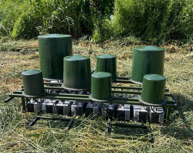 Купольний РЕБ на 5 діапазонів (392Мгц-1264Мгц; 2.4Ггц; 5.8 Ггц)