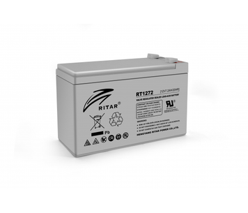 Акумуляторна батарея AGM RITAR RT1272, Gray Case, 12 V 7.2 Ah (151 х 65 х 94 (100) ) Q10