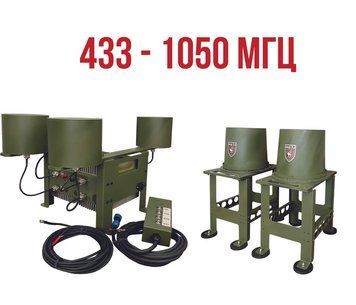 Купольний РЕБ на авто &laquo;Saqribs&raquo; 5 (433-1050Мгц) 50Вт