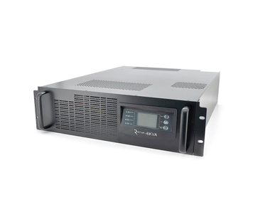 Інвертор із правильною синусоїдою ONLINE Ritar RT-6KL-LCD, RACK 6000VA (5400 Вт), 192 В, Ток макс. 5 A, під