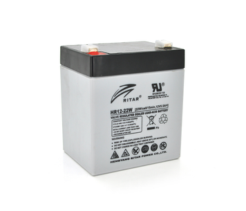Акумуляторна батарея AGM RITAR HR1222W, Gray Case, 12 V 5.5 Ah (90 х 70 х 101 (107) 1.55kg Q10
