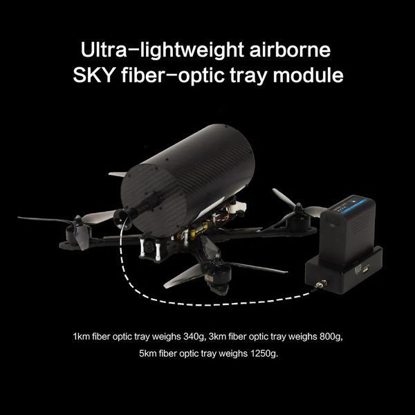 (5 км) Котушка з оптоволокном для станції керування FPV Дронов