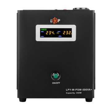 Джерело безперебійного живлення для котла Logicpower LPY-W-PSW-500VA+ (350 W) 5A/10A 12V